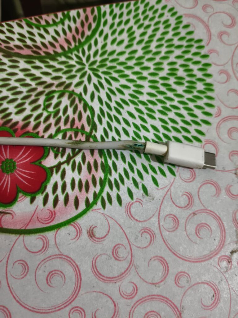 Why Is My Phone Charging Slowly? 12 Common Reasons and Easy Fixes 2 damage charging cable